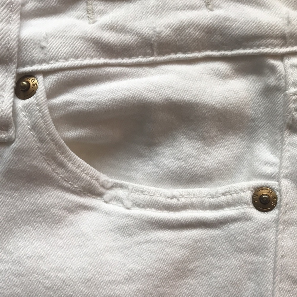 Ralph Lauren Denim & Supply skinny white denim jeans size 27/32 - Picture 7 of 9